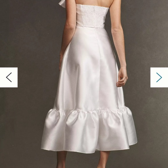 Hutch Strapless Crystal Bow-Tie Midi Dress - Picture 3 of 7